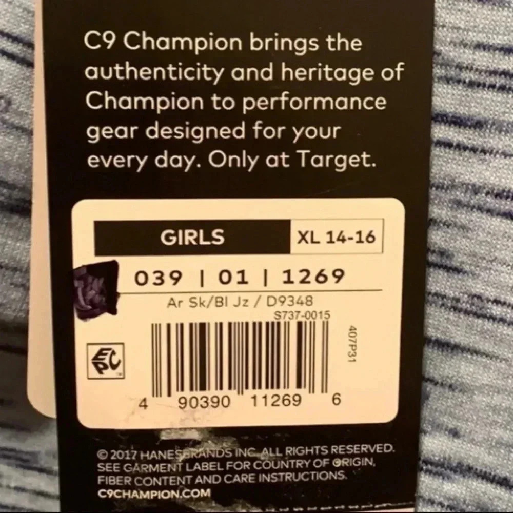 Champion Jacket Blue Youth Size XL New - Picture 10 of 10